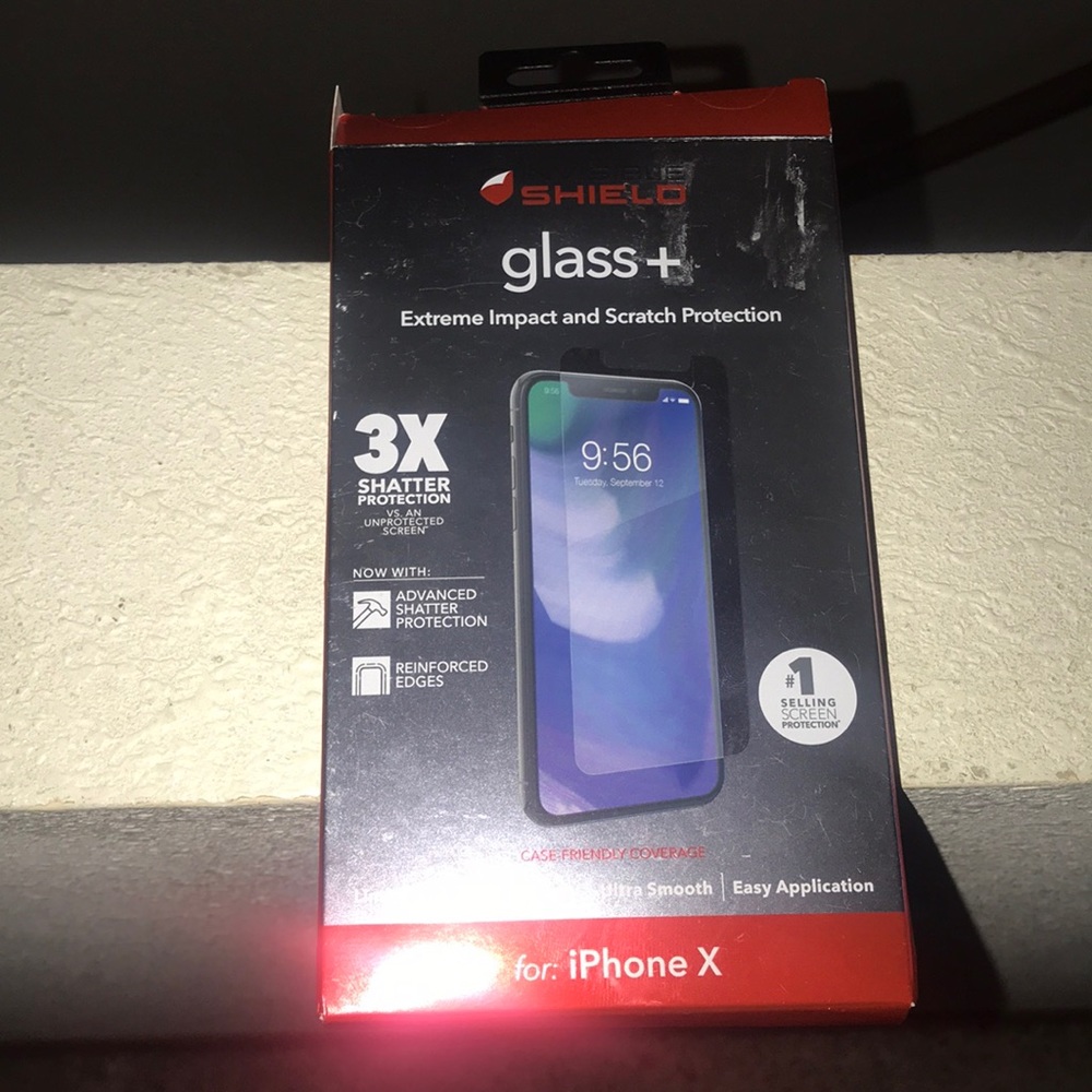 Zagg invisible Shield shatter protection Shield